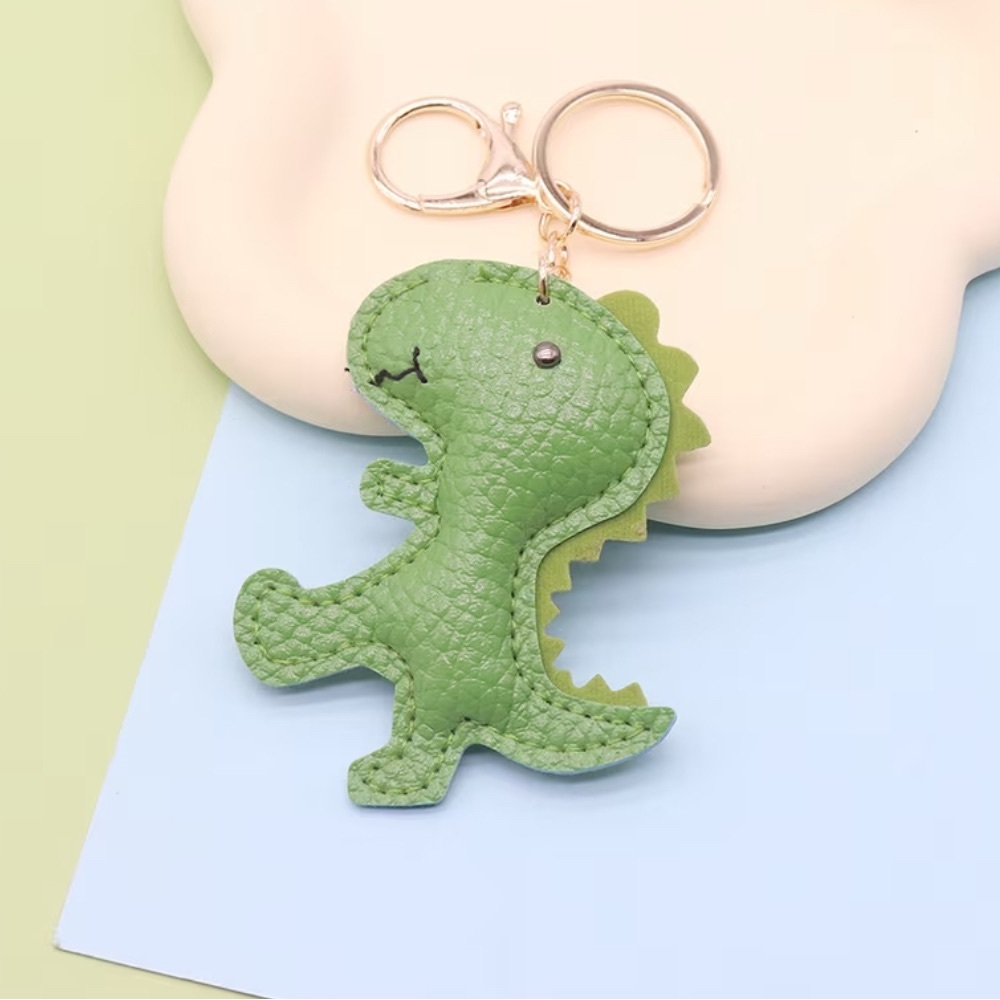 BAG CHARM•DINO- keychain, backpack or purse accessory! NWT - Picture 3 of 5